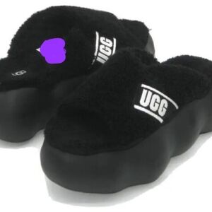 UGG Sugarcloud Slide Dragon Fruit Platform Women's Sandals Size 7